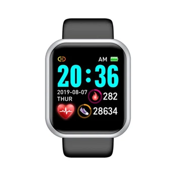 2020 Y68 Ceas Inteligent Bărbați Femei Tensiunii Arteriale Tracker de Fitness Brățară Ceas Inteligent D20 Sport Impermeabil Smartwatch Android IOS