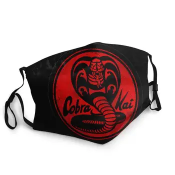 Cobra Kai Fără Milă Grevă Prima Grevă Greu Karate Copii lavabile refolosibile masca de fata copii mascarilla con filtro reutilizable