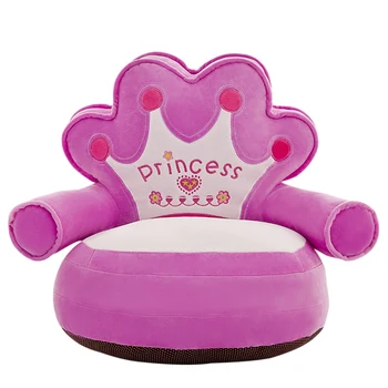 Design coroana Copilul Canapea, Suport Coperta Lavabile Copii mici de Învățare Pentru a Sta de Pluș scaun Scaun Caz fără Umplutură