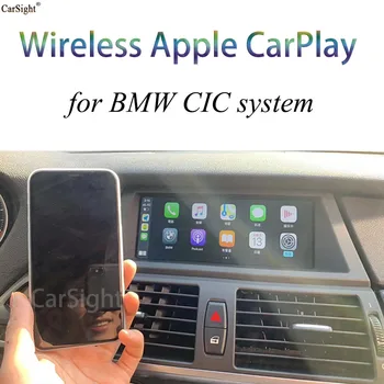 Wireless CarPlay, Android Auto Retrofit Cutie pentru BMW CIC Toate Seriile Sprijini cele mai Recente IOS 13 Camera de mers inapoi Modulul