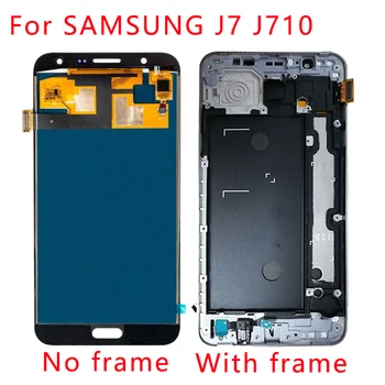 Pentru Samsung Galaxy J7 2016 LCD J710 SM J710F J710FN J710M J710H J710A DS Display LCD + Touch Screen Cadru Digitizer Asamblare