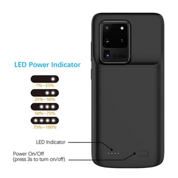 Leioua Trecerea pentru Samsung S20 S20 Plus Încărcător Acoperi Power Bank Caz pentru Samsung S20 S20plus S20 Ultra Încărcare a Bateriei Caz