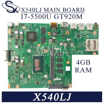 KKEFU X540LJ Laptop placa de baza pentru ASUS VivoBook F540LJ F540LA A540LJ A540L original, placa de baza 4GB-RAM I7-5500U GT920M