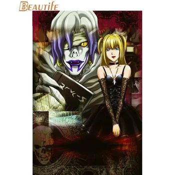 Noi Death Note Poster Pânză de Mătase Poster Acasă Decorare Arta Material Poster de Imprimare 30X45cm,40X60cm.50X75cm,60X90cm