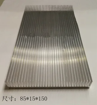 De mare putere, radiator din aluminiu 85*15*150mm PCB amplificator radiator profile Pot fi personalizate componente de răcire