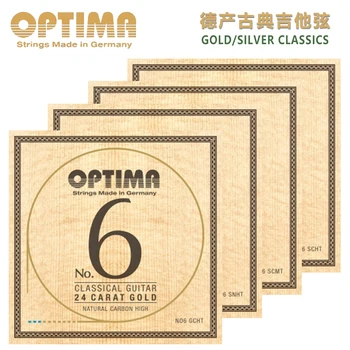 OPTIMA NR.6 24K Aur și Argint Clasica, Chitara Siruri de caractere