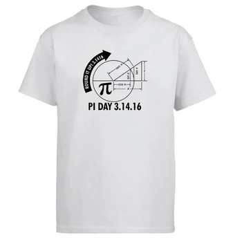 Ziua Pi Folosiți 3,1416 Rotunji Matematica Grafic T Shirt Vara Noi Mens Tricou De Bumbac De Înaltă Calitate, Cu Maneci Scurte Harajuku Gât T-Shirt