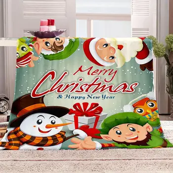 Se căsătorească de Crăciun Pătură pentru Canapele Extensibile cele Mai Vândute Produse În 2020 Home Textile Individualitatea 4 Sezon Frumos Lână de Călătorie Personalizate