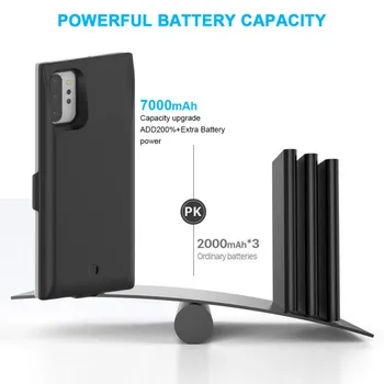 Baterie Caz 7000mAh pentru Samsung Nota 20 Pro de Călătorie Portabil de Încărcare New Power Bank Baterie Acoperi Caz pentru Nota 20 Pro Power