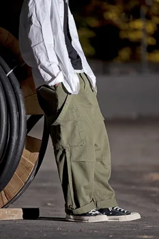 Stil Safari! Multi-Buzunar Salopete Bărbați Hip Hop Streetwear Cargo Pantaloni Salopeta Casual Barbati Vrac Pantaloni Salopete Pantaloni