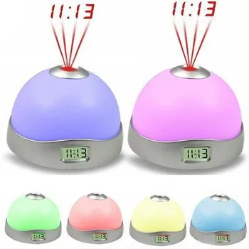 Proiecție luminoasă colorate ceas deșteptător creative noi cu LED-uri digitale ceas deșteptător 12.20