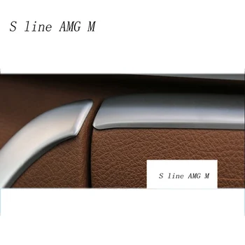 Auto styling interior Copilot torpedou se ocupe de decorarea capac tapiterie Auto din oțel inoxidabil Autocolante Pentru BMW seria 3 F30 F34 LHD