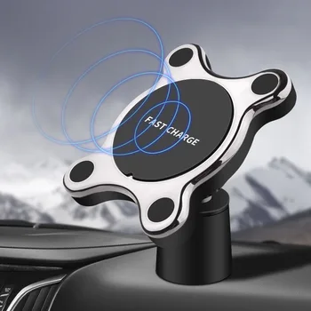 Magnetic Suport Auto 10W QI Wireless Charger Pentru iPhone 12 Pro Max MiNi Telefon Mobil Masina de Evacuare a Aerului de Încărcare Rapidă Wireless Stand