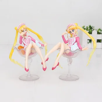 12cm Drăguț Anime Sailor Moon Tsukino Usagi a 20-a ANIVERSARE Ver. PVC Acțiune Figura Statuie de Colectie Model pentru Copii Jucarii Papusa