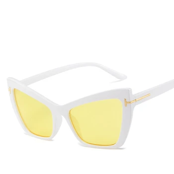 Brand de lux ochelari de Soare pentru Femei 2021 Tendință de Epocă ochelari de soare Ochi de Pisica de sex Feminin Retro Bomboane Ochelari de Soare Nuante Pentru Femei de Moda Cool