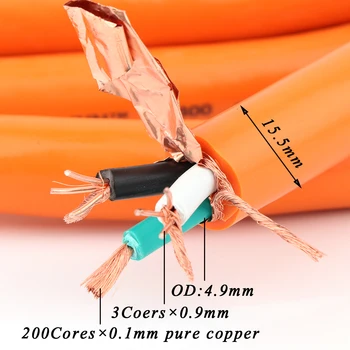 Linn K-800 cablu 5N cupru OCC putere audio cablu audio HiFi putere de sârmă