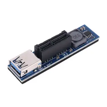PCI-E Mini PCIE Riser PCI-E X1 Extensie Port SATA Adaptor de Card de Expansiune Conector de Alimentare cu 30cm USB Extender Extensie