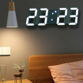 3D Moderne LED-uri Digitale Ceas de Perete 24/12 Ore de Afișare Timer cu Alarmă Acasă USB Pentru Living Dormitor Birou, cafenea, sală de Gimnastică