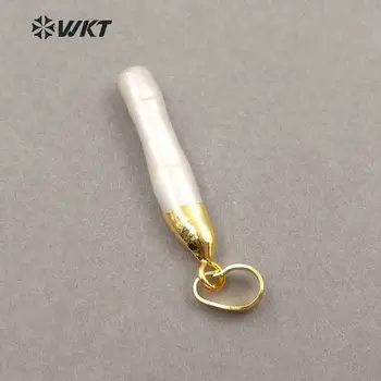 WT-P970 5pcs en-Gros Stick Perla Pandantiv de aur galvanizare,Dimensiune 5*30mm Farmec Perle pentru a Face Bijuterii