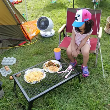 Rola de masă de Masă de Picnic Net Pliere foc de Tabără, Grătar Grele Camping Grill Cu Picioarele Raft de Depozitare în aer liber Camping Masa