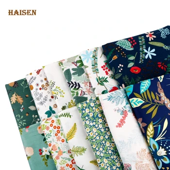 Haisen,20x25cm,10-50Pcs Aleatoare Florale Și Animale,Tipărite Diagonal Tesatura de Bumbac,Mozaic Pânză,DIY de Cusut, Quilting Material Tesut