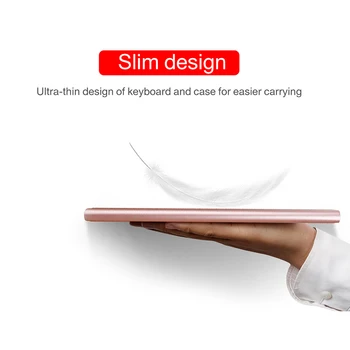 Ultra Slim case pentru Samsung Galaxy Tab A7 10.4 2020 Iluminata Tastatura Bluetooth Pentru SM-T500 SM-T505 Comprimat Piele Cover Stand