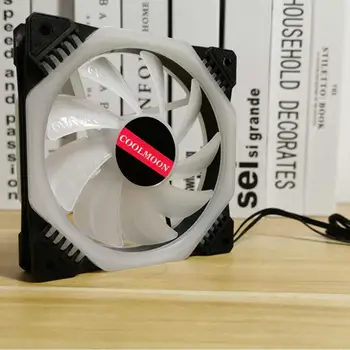 RGB Fan set Reglabil 120mm Caz de Calculator PC a Ventilatorului de Răcire Liniștită Fan Controler de la Distanță Computer Cooler de Racire 12cm RGB Caz Fan