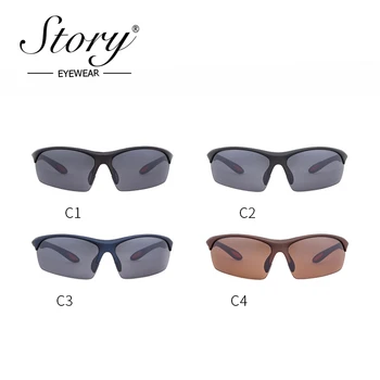 POVESTEA de moda ochelari de soare cadru jumătate bărbați 2019 brand designer de epocă negru clasice în aer liber pătrat ochelari de soare ochelari de cal SHB1215