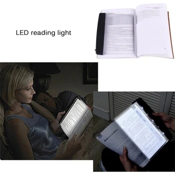 Creative Placă Plană LED Lumină de Carte de Călătorie Portabil Dormitor Lectură Lumina de Noapte Led-uri Lampa de Birou în Ochi pentru Casa Dormitor