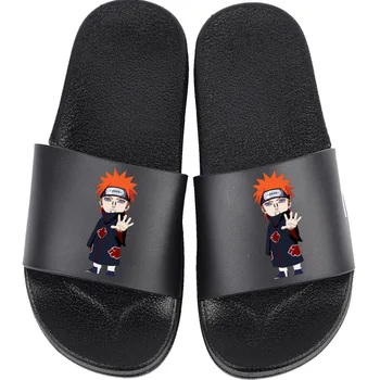 Naruto Papuci de casă anime Papuci Bărbați Femei Kawaii Uchiha Sasuke Kakashi Cosplay primavara-vara băiat Non-alunecare de Mari dimensiuni de acasă pantofi #