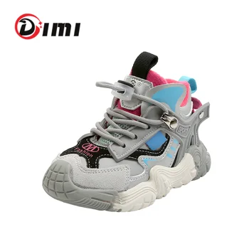 DIMI 2020 Toamna/Iarna Copii Pantofi de Copil Pantofi Sport de Moda pentru Copii Adidasi Moale anti-alunecare Cald Scurt de Pluș Băieți Pantofi