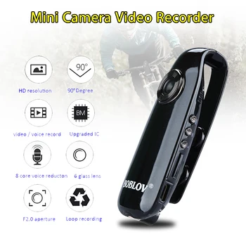 Boblov HD 1080P Mini Camera 007 Cam Corp DVR Camere de Detectare a Mișcării Digitale, camere Video Bucla de Înregistrare Dashcam Baby Monitor