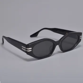 2021 Noua Moda femei bărbați ochelari de Soare BLÂND CHOST Acetat Hexagonale de Polarizare lentile UV400 ochelari de Soare pentru femei barbati
