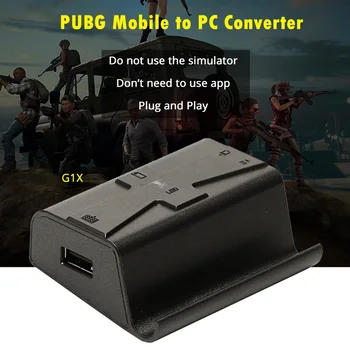 G1X Plug and Play PUBG Mobil Gamepad Controller Gaming Mouse Tastatura Telefon Android la PC Convertor Adaptor pentru Android