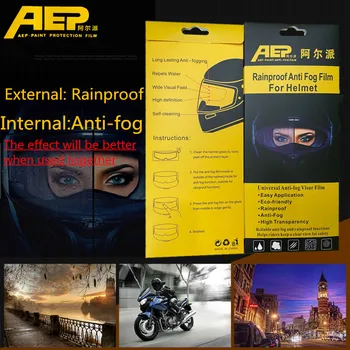 AEP 1buc Clar, Anti-ceață patch Motocicleta Cască Integrală Generic pentru K3 K4 AX8 LS2 HJC Casti Marushin Lentile Anti-ceata vizor
