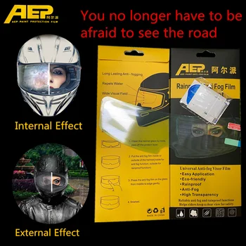 AEP 1buc Clar, Anti-ceață patch Motocicleta Cască Integrală Generic pentru K3 K4 AX8 LS2 HJC Casti Marushin Lentile Anti-ceata vizor