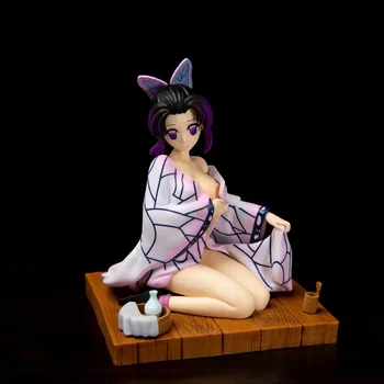 Anime Agatsuma Kochou Shinobu Demon Slayer Kimetsu Nu Yaiba PVC Figura de Acțiune Fata Sexy de Colectie Model de Păpușă Jucărie Cadouri