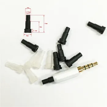 100buc DIY 3.5 MM Coada Soclu Priză Pentru Diametru 4mm Serie de 3,5 mm Coada Gaura de Protecție Umplere Maneca Coada de Reparații Aplicabil