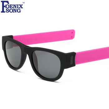 FOENIXSONG Barbati Femei Polarizat ochelari de Soare UV400 Protecție Obiectiv Cadru Pliere Ochelari de Soare De Sol Copiii Palmă Ochelari de vedere