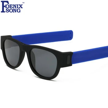 FOENIXSONG Barbati Femei Polarizat ochelari de Soare UV400 Protecție Obiectiv Cadru Pliere Ochelari de Soare De Sol Copiii Palmă Ochelari de vedere