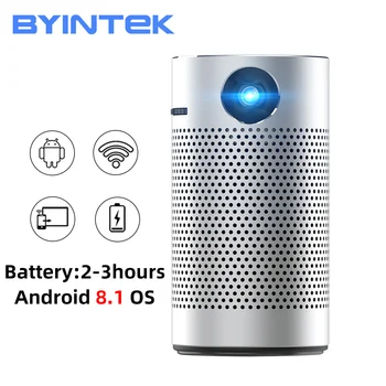 BYINTEK P7 Buzunar la Îndemână Portabil Pico Inteligent Android Wifi 1080P, 4K TV Mini Micro LED-uri Home Theater Telefon DLP Proiector de Cinema