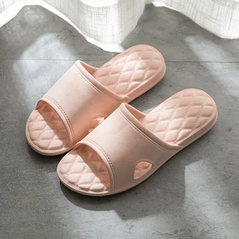 Vara Papuci Femei Groase Baie EVA Non-Alunecare Moale la Interior Papuci de Culoare Solidă pentru Bărbați Casă Flip-Flops Pantofi Plat